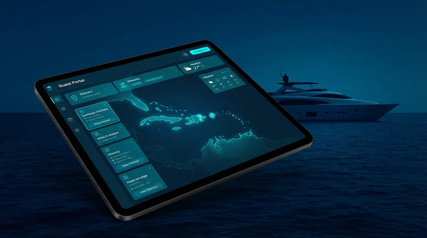 Interactive Guest Portals for Crewed Charter